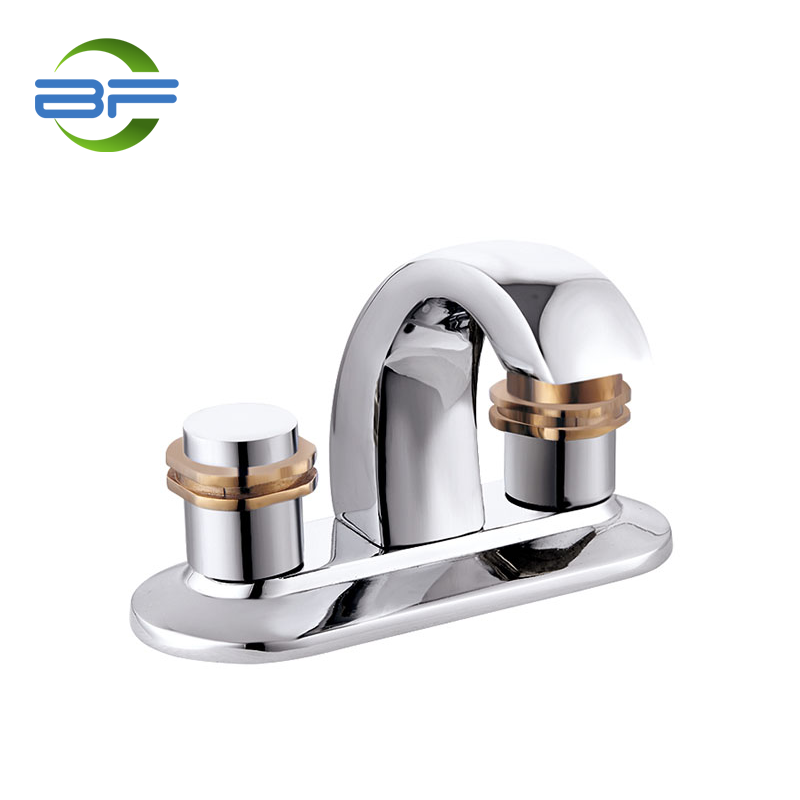 BM430 Brass 4 Inch Lavatory Faucet Bathroom Sink Faucet With Two Handle