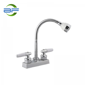 China wholesale DECK MOUNTED BASIN MIXER Manufacturer –  BM439 Brass 4 Inch Lavatory Faucet Bathroom Sink Faucet With Two Handle – Yehui