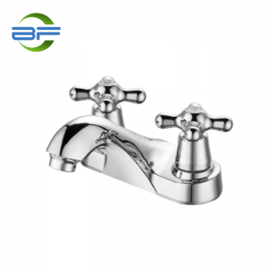 Best 40MM Bath Mixer Supplier –  BM463 Plastic 4 Inch Lavatory Faucet Bathroom Sink Faucet With Two Handles – Yehui