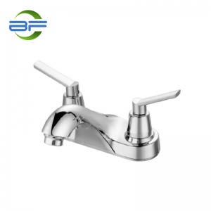 BM466 Plastic 4 Inch Lavatory Faucet Bathroom Sink Faucet With Two Handles