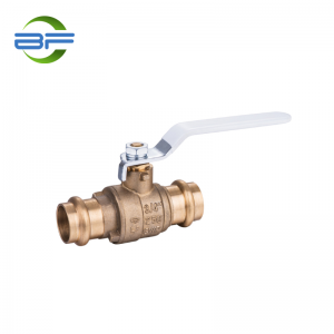ODM Discount Water Heater Connector Suppliers –  BV008 BRASS PRESS BALL VALVE LEVEL HANDLE  – Yehui