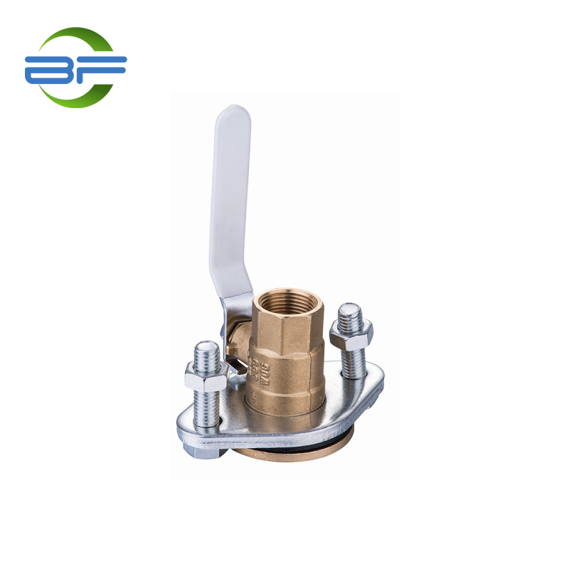 China wholesale Dishwasher Connector Suppliers –  BV013 BRASS ROTATING FLANGE BALL VALVE THREADED END  – Yehui