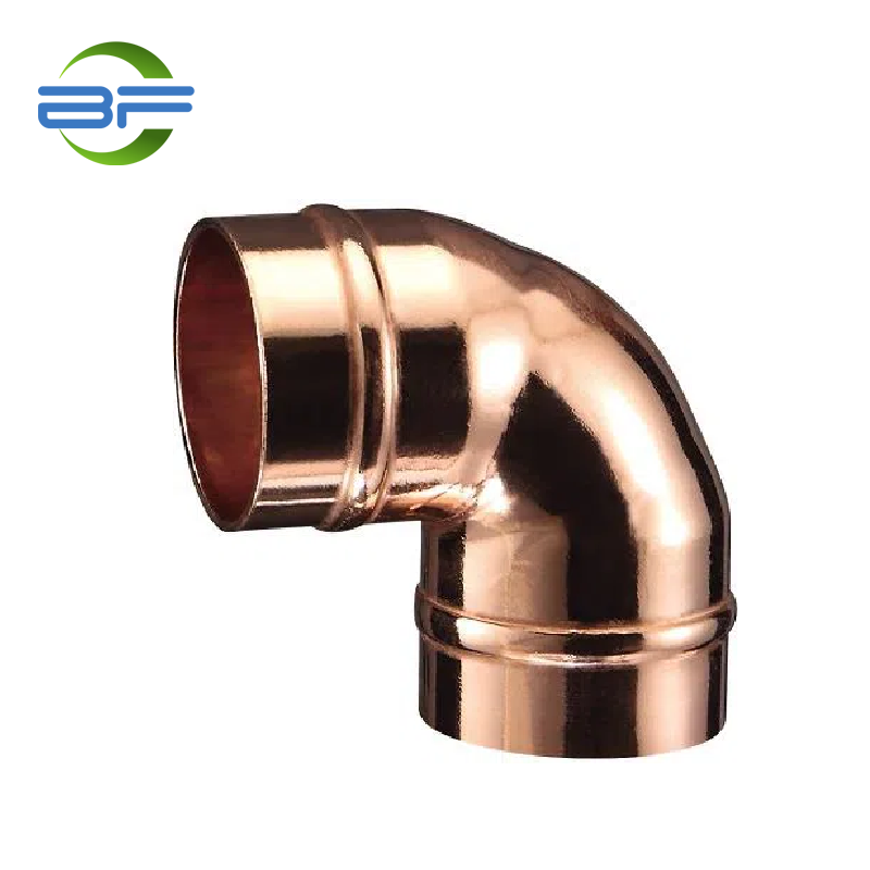 CP506 COPPER SOLDER RING 90 DEGREE ELBOW