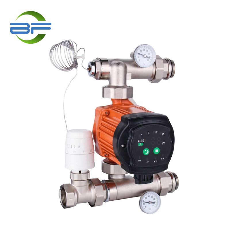 MS002 FLOOR HEATING MANIFOLD PUMP AND MIXING VALVE CONTROL WATER TEMPERATURE