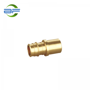 ODM Discount Compression Brass Gate valve Manufacturers –  PXF204 BRASS PEX-A EXPANSION BARB FEMALE COPPER SWEAT ADAPTER – Yehui