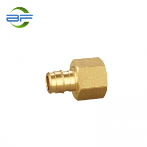 PXF213 BRASS PEX-A EXPANSION BARB FEMALE SWIVEL ADAPTER