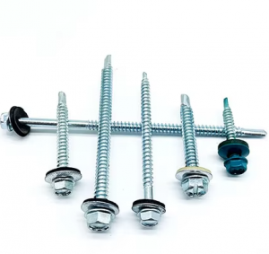 Hex Head Self drilling Screw with EPDM Washer Self Drilling Screw