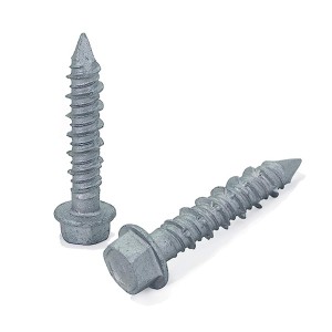 Concrete Screws with Concrete Bits 410 Stainless Steel Hex