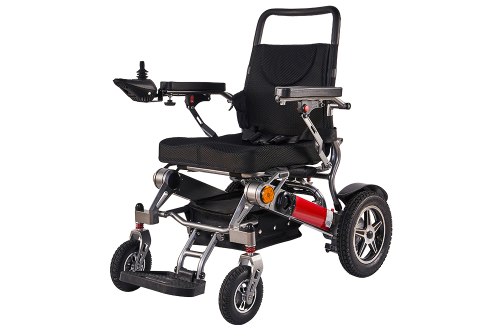 Revolucionarna mobilnost: Alloy lahek električni zložljivi invalidski voziček