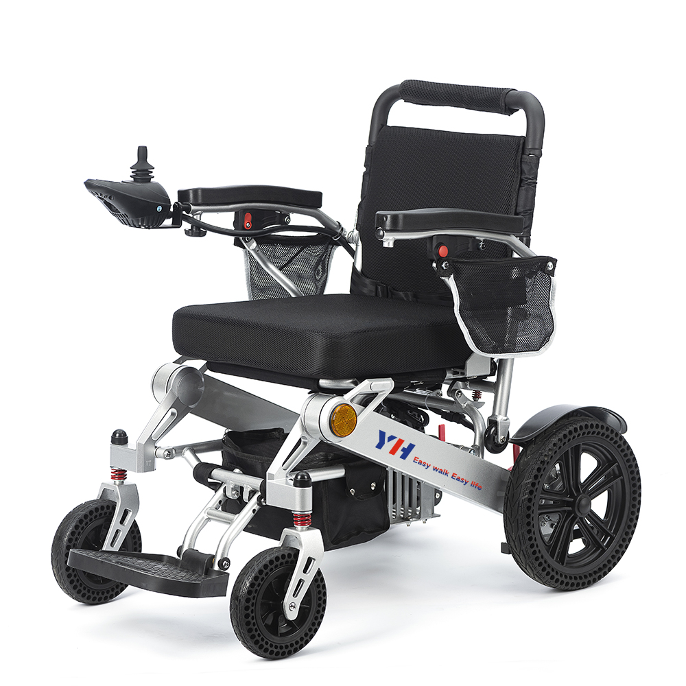 Taolo ea Remoutu Setulo sa Motlakase sa Mobility Mobility Power Wheelchair e nang le Battery ea Lithium