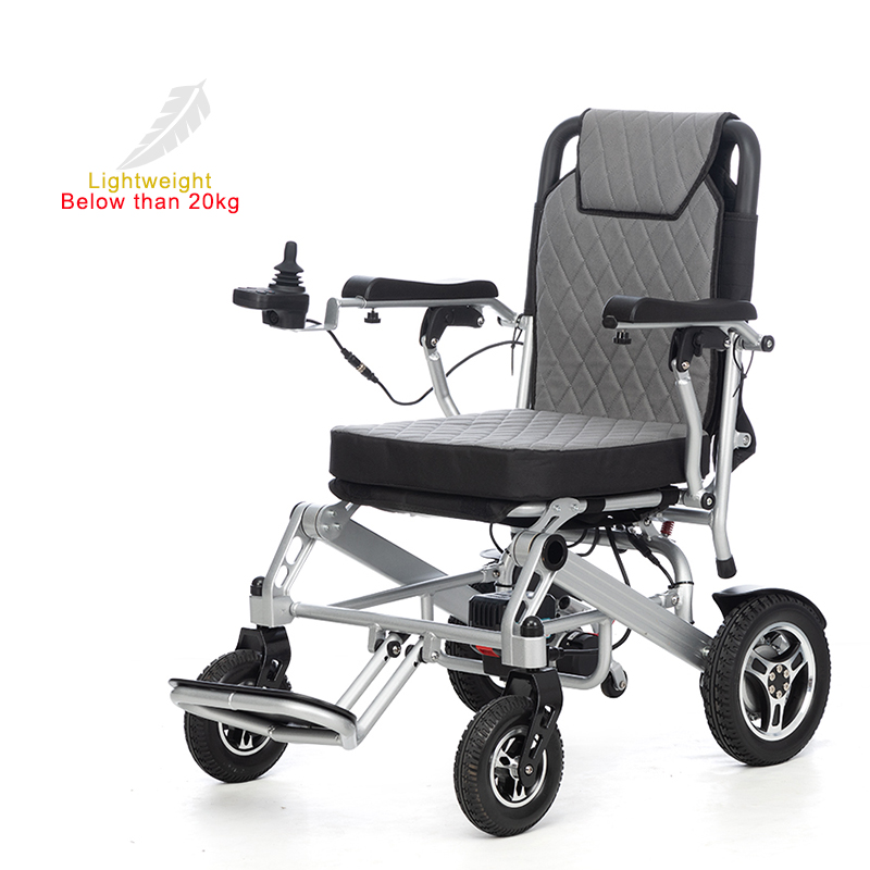 Aluminum alloy and lightweight electric wheelchair is the best choice for the Elderly and disabled