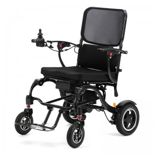 Kursi roda listrik serat karbon, kursi lipat paling ringan...