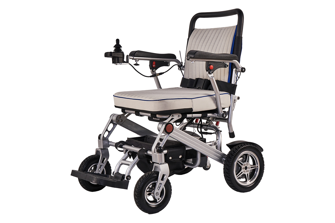Avantatges i rang d'aplicació de la cadira de rodes elèctrica d'aliatge d'alumini lleuger
