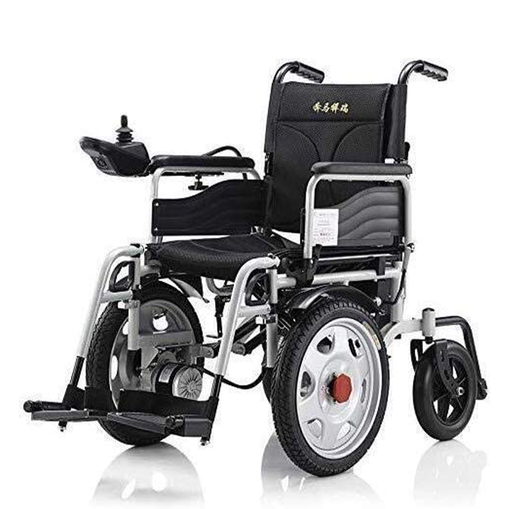 Elektrisch opvouwbare lichtgewicht rolstoel