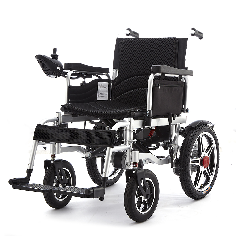 Youhuan bärbar rullstol för den handikappade 500W elektriska hopfällbara rullstolen