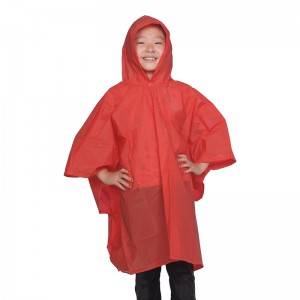 High Quality for Fully Waterproof Raincoat - Reusable PVC poncho (children) – Winhandsome