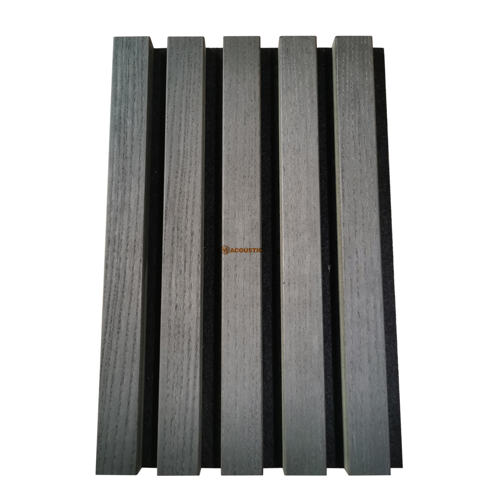 Siberian Oak Acoustic Panel, Black Felt