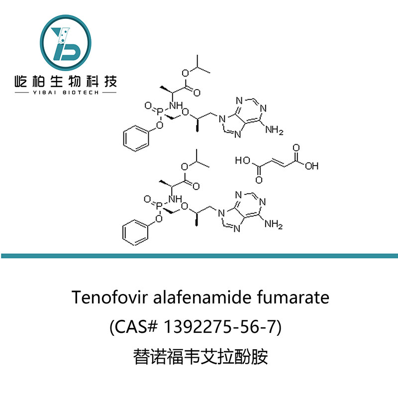 China Cheap price Hepatitis C Virus Inhibitor - Pharmaceutical Grade 1392275-56-7 Tenofovir alafenamide fumarate For Treatment of Chronic Hepatitis B – Yibai