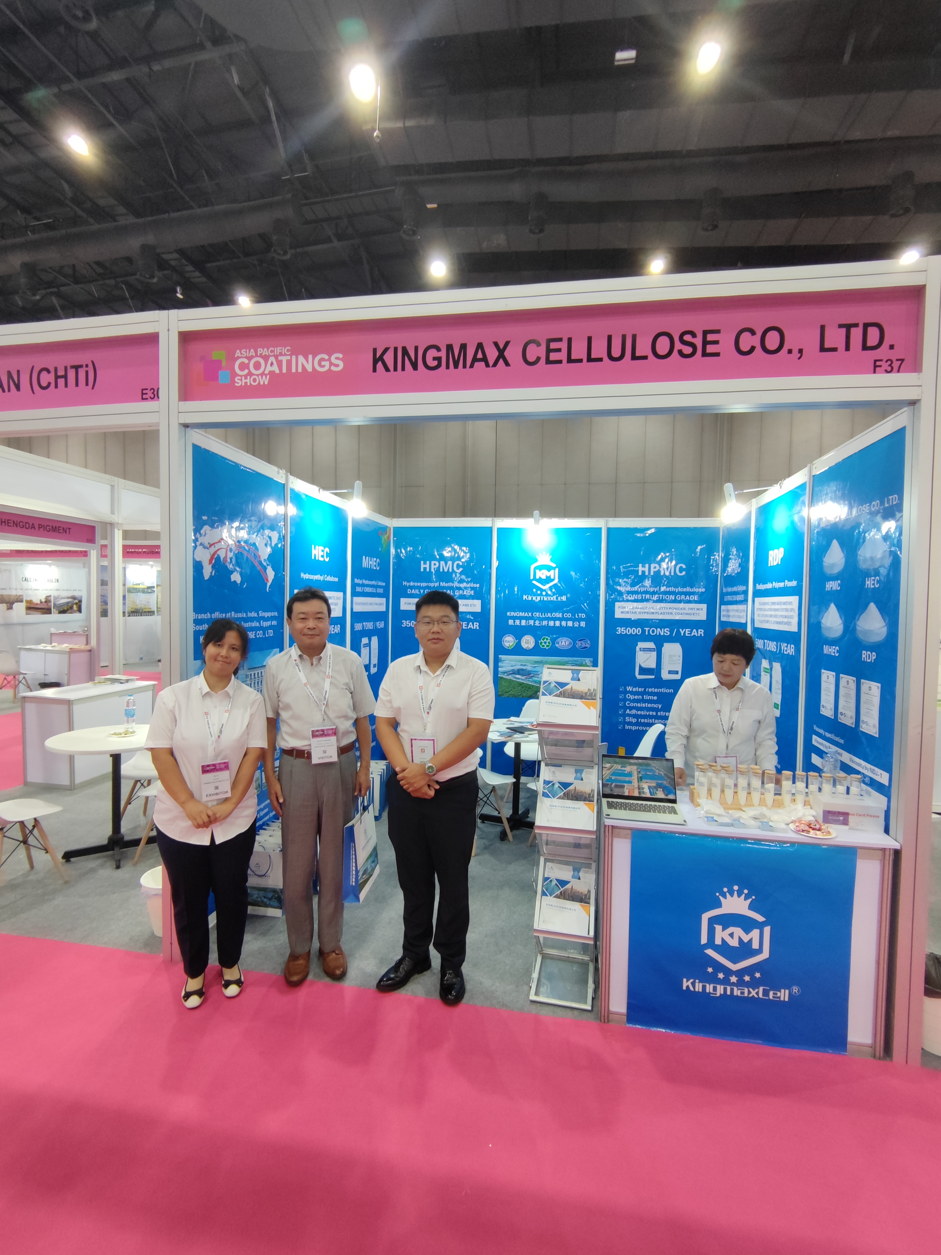 Kingmax Cellulose Thailand Coating Show in Full Swing