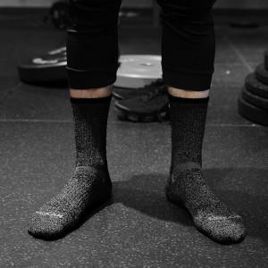 OEM new men’s professional outdoor sports socks, semi-terry compression socks, CoolMax