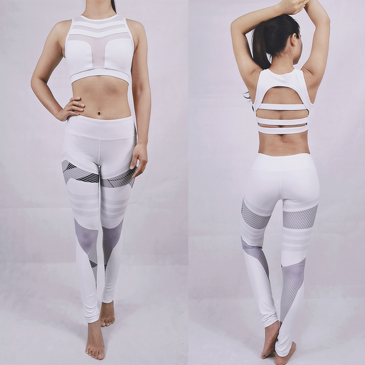 China wholesale Splicing Yoga Outfits - Processing custom printing high quality custom women’s Yoga Fitness tights sportswear Yoga suit – Delvis