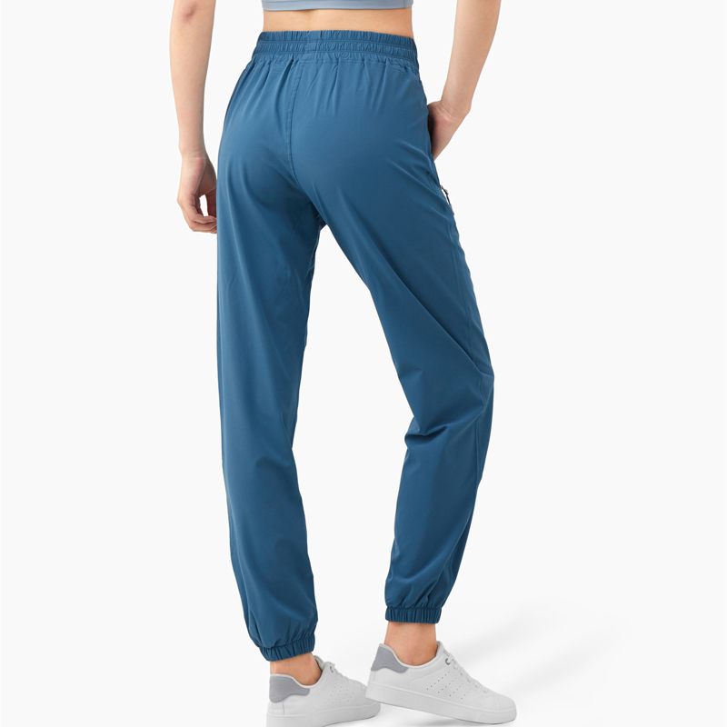 New-High-Waisted-Fitness-Pants-Women'S-Tight-Knit-Zipper-Pockets-Peach-Hips-Loose-Loose-Leg-Fitting-Sports-Pants1