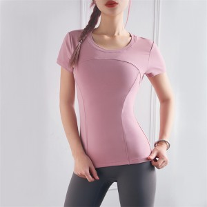 OEM/ODM Manufacturer Womens Summer Vests - OEM New Spring And Summer Fresh Slender Fitness Sportswear T-Shirt – Delvis