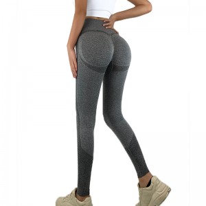 Processing OEM European And American Peach Hip Yoga Pants Women European And American Net Red High Waist Sports Pants Tight Elastic Seamless Fitness Pants