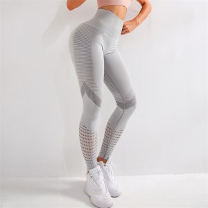 Processing OEM European And American Peach Hips Plus Size Fitness Pants Women’s High Waist Seamless Hip-Lifting Sports Pants Tight Yoga Pants