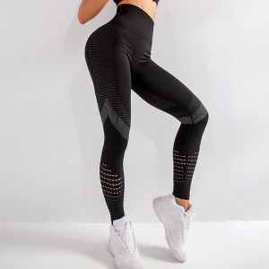 Processing OEM European And American Peach Hips Plus Size Fitness Pants Women’s High Waist Seamless Hip-Lifting Sports Pants Tight Yoga Pants