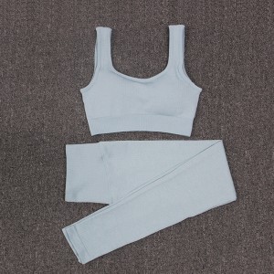 Processing OEM Hot-Selling Yoga Wear In Europe And America, Beautiful Back Suit, Nylon Sports Bra, Running Hip-Lifting Seamless Quick-Drying Fitness Suit
