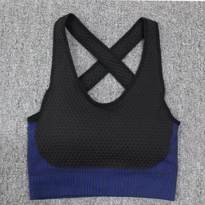 Processing OEM Yoga Vest, Knitted Sports Bra, Seamless Underwear, Shockproof Beautiful Back And Quick-Drying Bra Running Sports Underwear