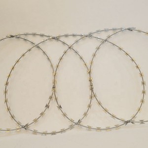 500mm Coil Diameter Concertina Razor Barbed Wire
