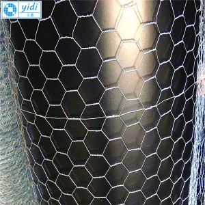 2021 New Style Welded Wire Mesh Fence Panels - 22 Gauge Chicken Wire Galvanised Hexagonal Netting Chicken Mesh Roll – YIDI