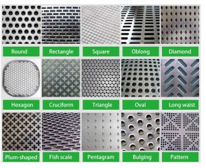 powder coated perforated and expanded mesh