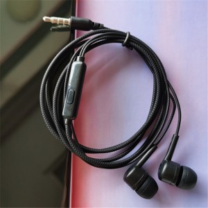 3.5mm universal high bass portable mobile phone handsfree earphones & headphones with microphone