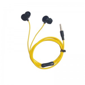 factory Outlets for Computer Headset With Mic - Manufacturer Wholesale cheap stereo good Sound 3 .5mm Wired earphone cheap warphone with mic – Pingguo
