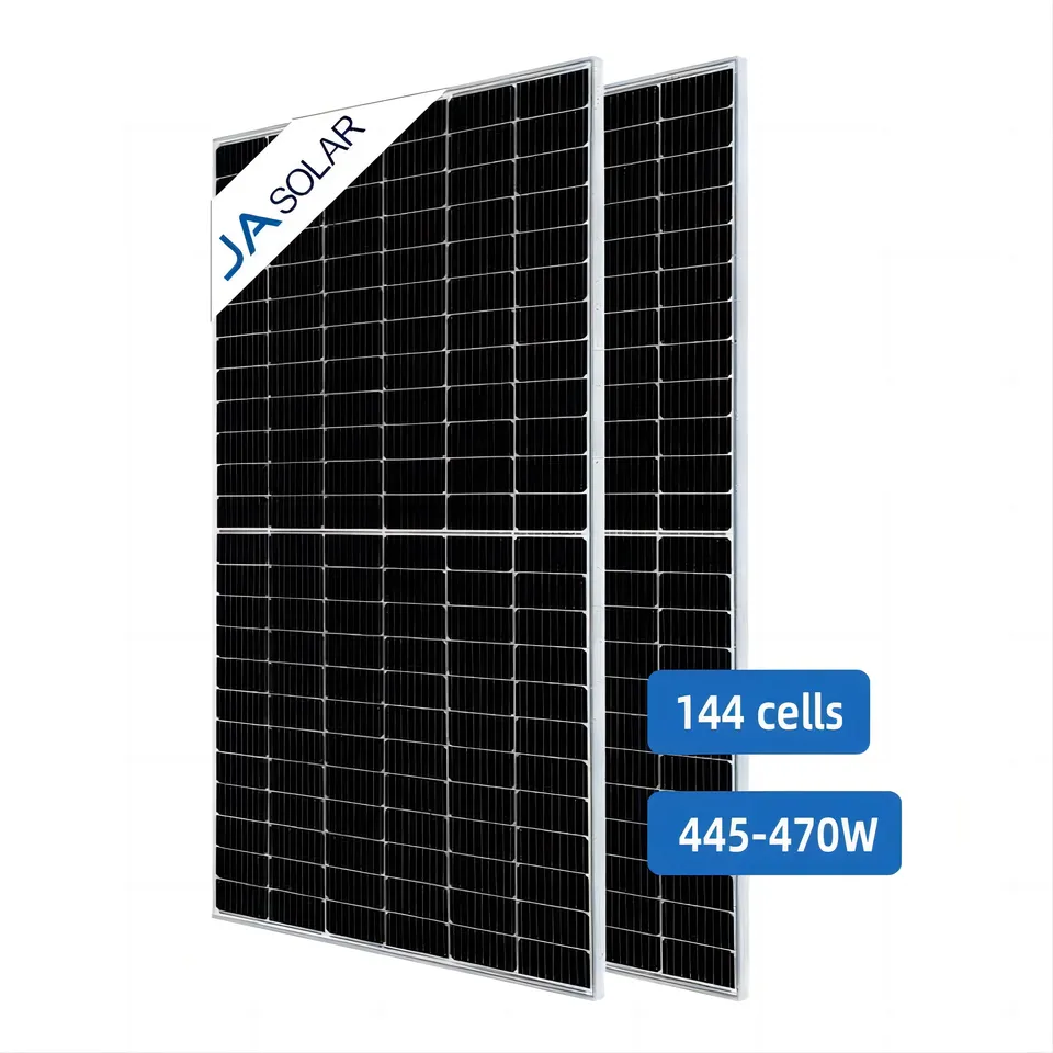 JA 455W 460W 465W JA panel solar jam72s20 solar panel 500W JA solar panel ffotofoltäig