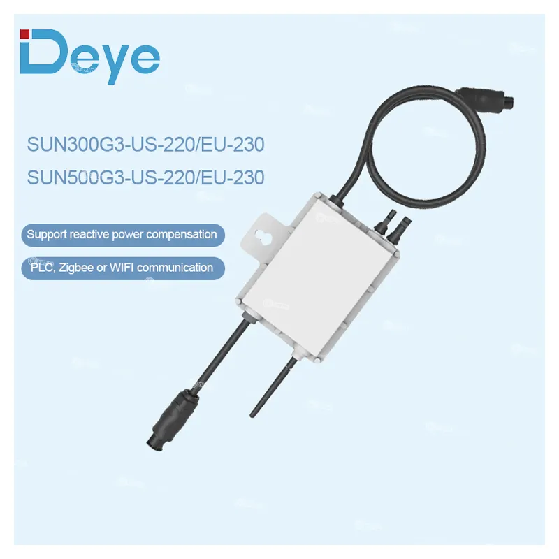 Deye SUN300G3-US-220 SUN300G3-EU-230 SUN500G3-US-220 SUN500G3-EU-230 متوافق مع الوحدات الكهروضوئية ذات 60 ~ 72 خلية