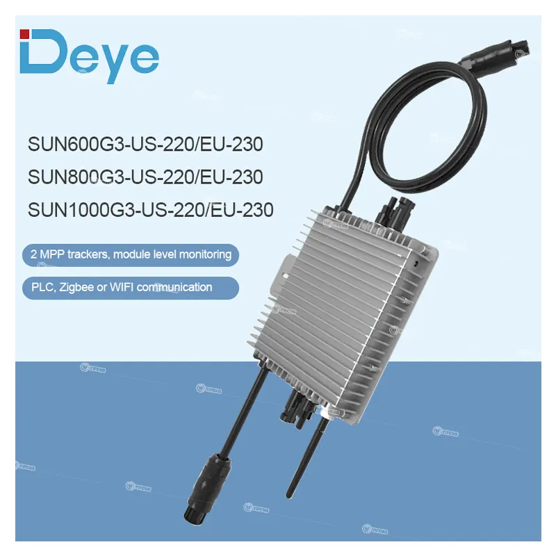 deye IP67 protection degree, 10 years warranty micro inverter SUN600G3-EU-230 SUN800G3-EU-230 SUN1000G3-EU-230 230v