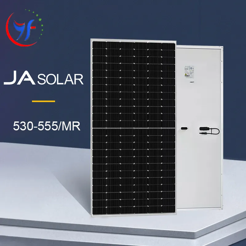 JA 460w 480w 500w 550w sun power mono cheap half cell solar panel 1000w price 600 watt pv module