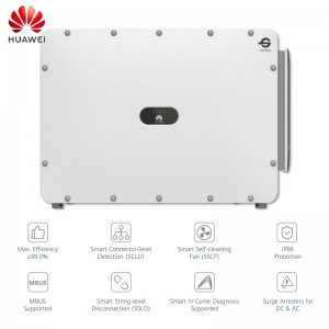Huawei Grid Tie Inverter 20Kw 50Kw 60Kw 70Kw 216Kw 300Kw 3 Phase Inverter Komersial