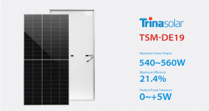 Paneis de células solares Trina Vertex 540W 545W 550W 555W 560W Sistema de enerxía solar