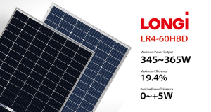 Longi 166 Bifacial solar panel 425W 430W 435W 440W 445W 450W 455W half cell