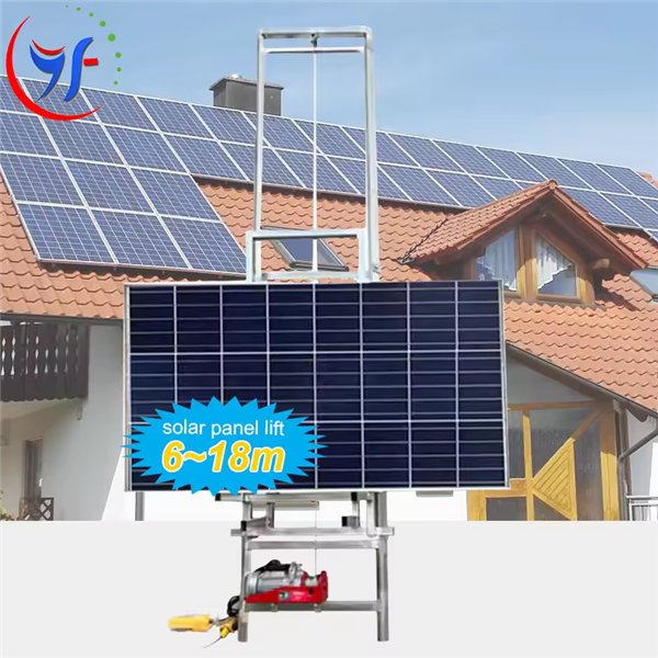 6.2m-12m Aluminum solar panel lift air conditioner portable lifter para sa isang lalaking naglo-load ng trak