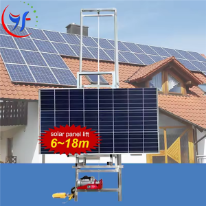 6,2 m-12 m Aluminijski solarni panel za podizanje klima uređaja prijenosni dizalica za utovar kamiona od jednog čovjeka