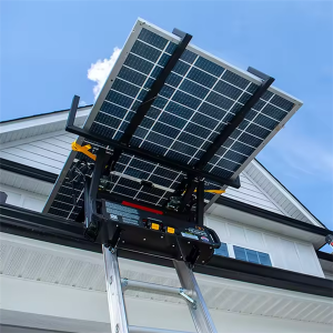 5m 6m 8m 9m 10m 12m Visiškai naujas Germann saulės kolektorių prailginimo kopėčių keltuvas Automatinis saulės kolektorių liftas