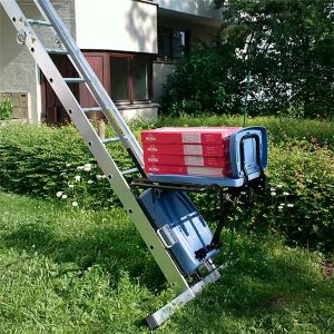 5m 6m 8m 9m 10m 12m 15m 18m 19m 20m Shingle Hoist Solar Panel Ladder Lift 10m 32f Ladder Lifter Elevator ສໍາລັບມຸງ Shingles