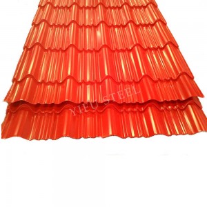 PPGI /PPGL colour coated roofing sheet prepainted galvanized steel hot sale corrugated sheet
