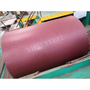Matt/wrinkle ppgi dx51d /matt factory/prepainted steel coil export to CIS countries